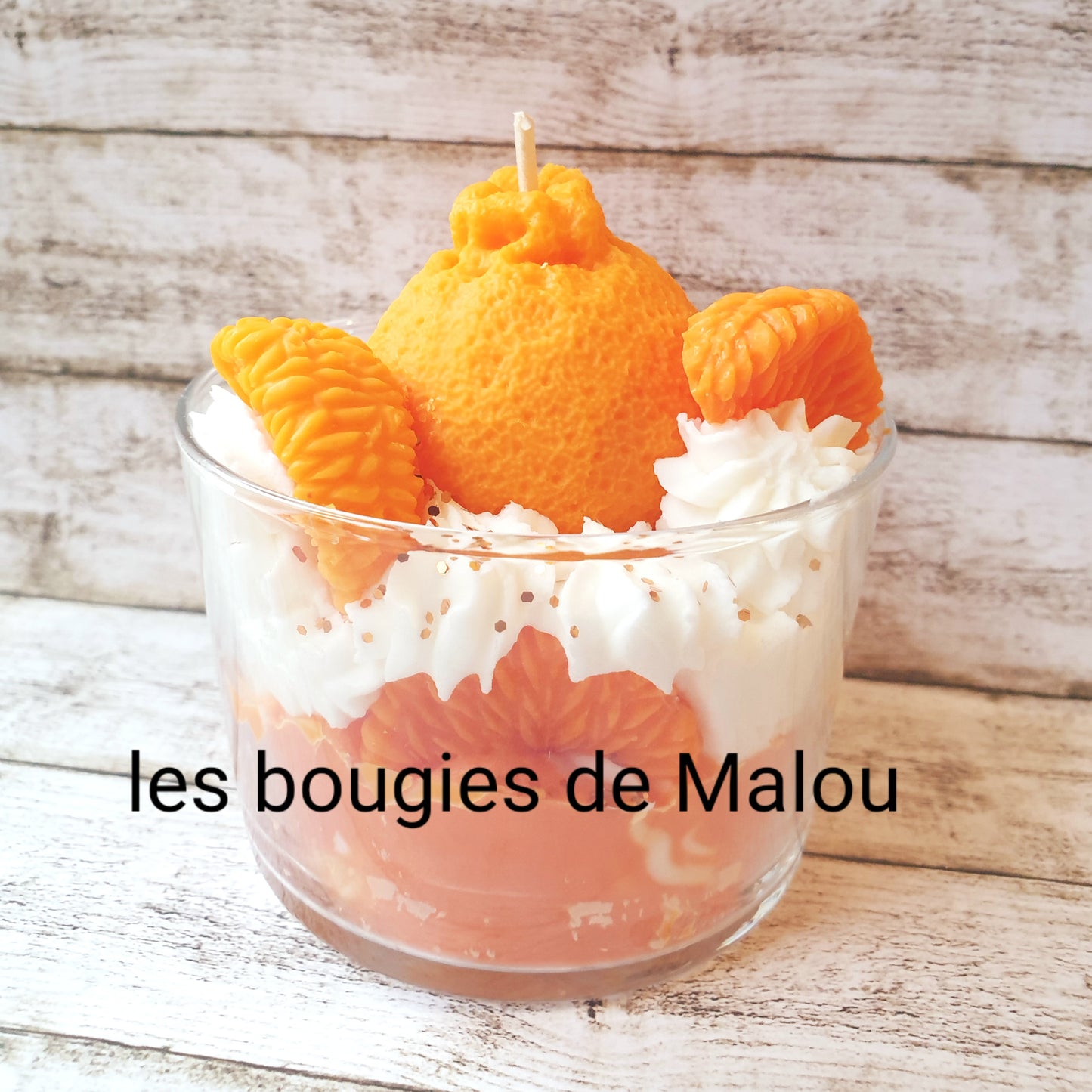 Bougie mandarine