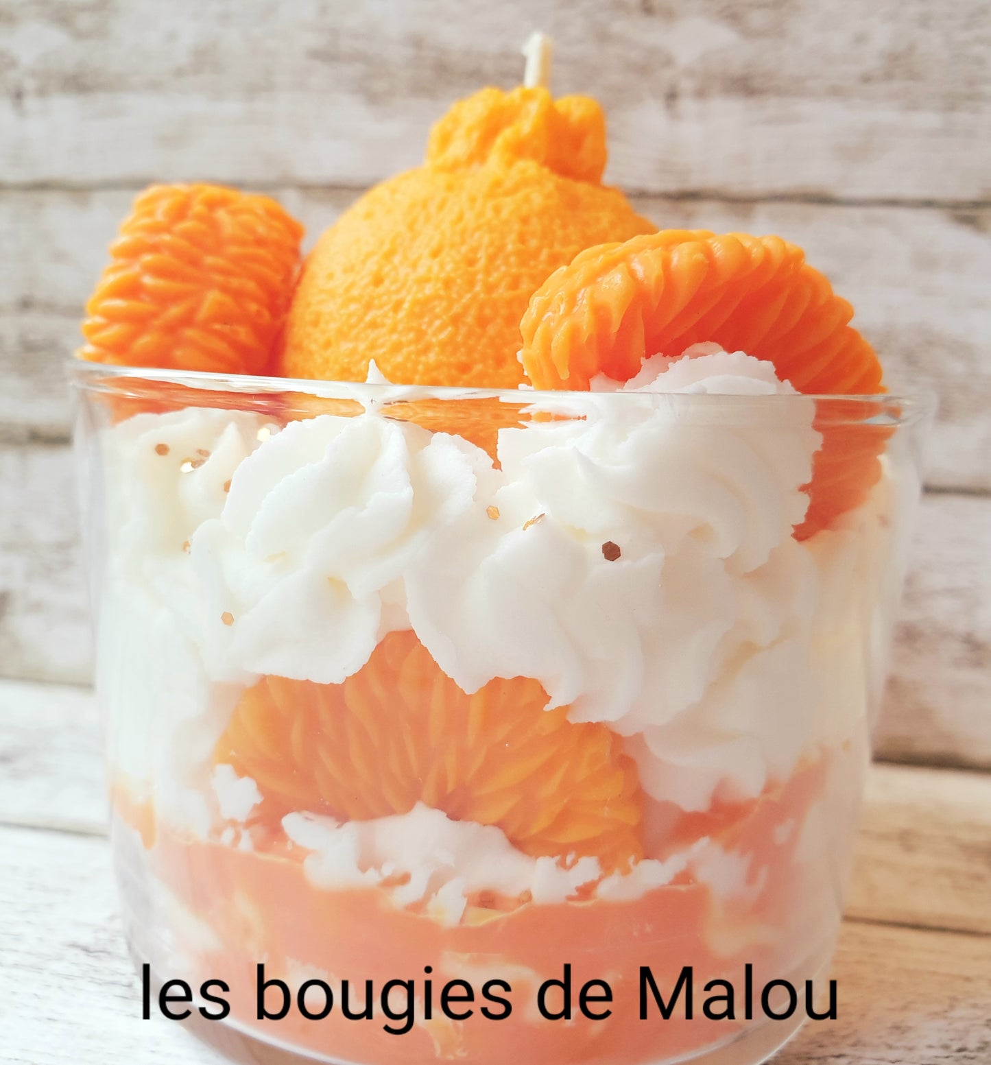 Bougie mandarine
