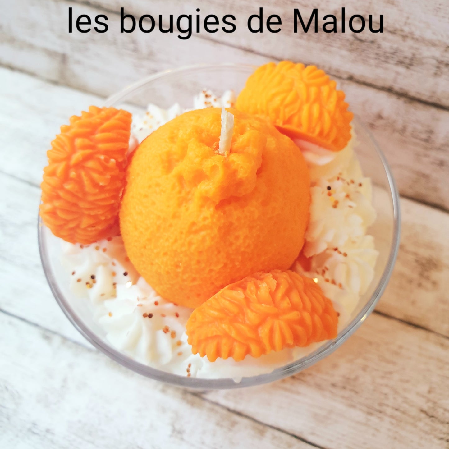 Bougie mandarine