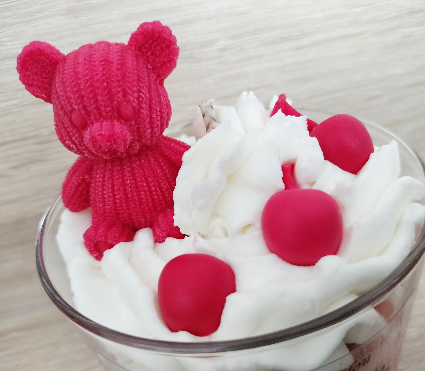 Bougie cerise gourmande