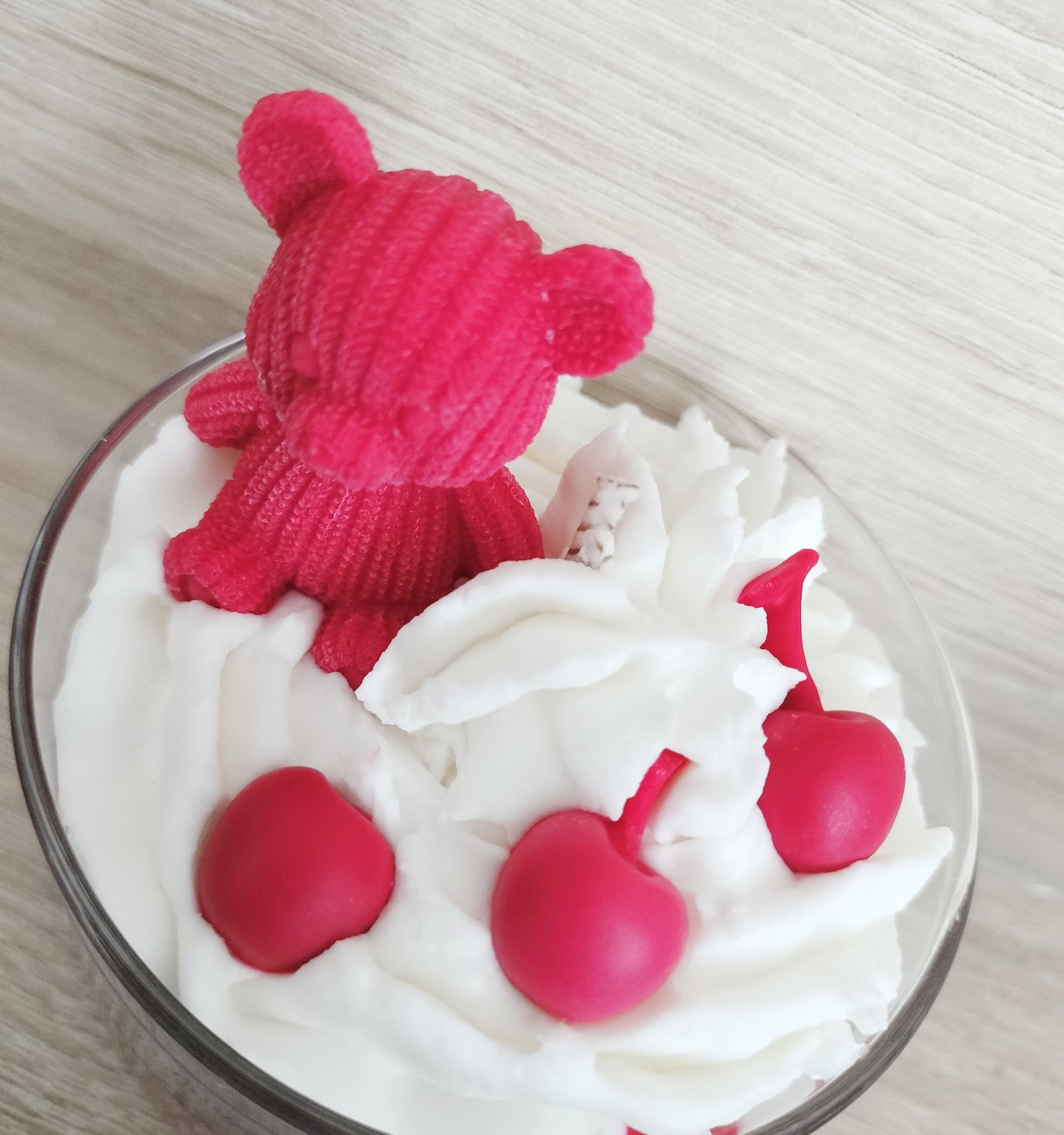 Bougie cerise gourmande