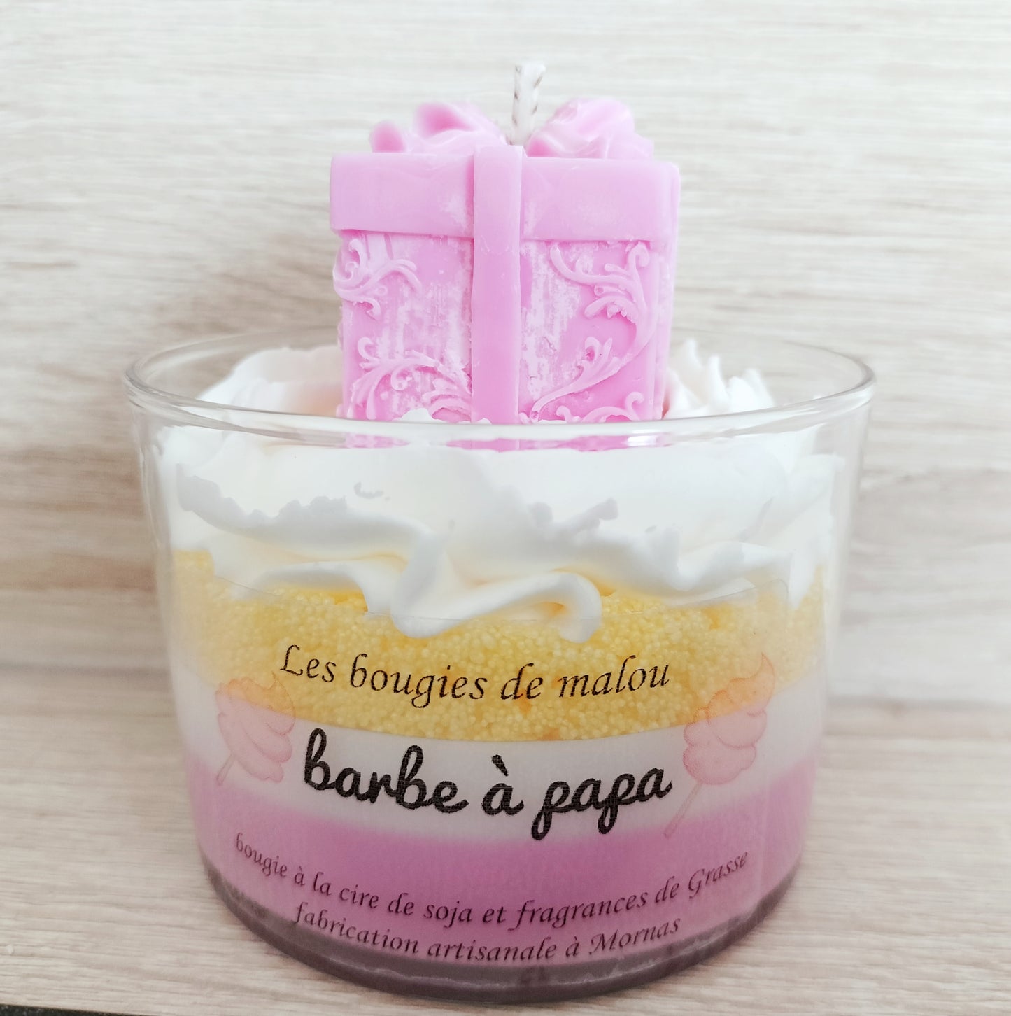 Bougie barbe à papa