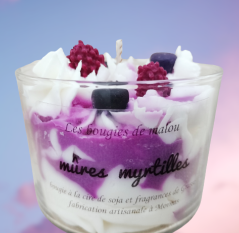 Bougie mûres myrtilles