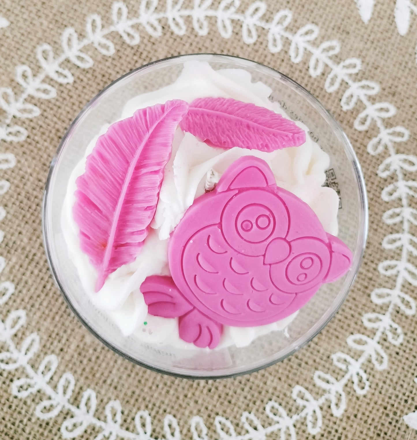 Bougie fleur de coton