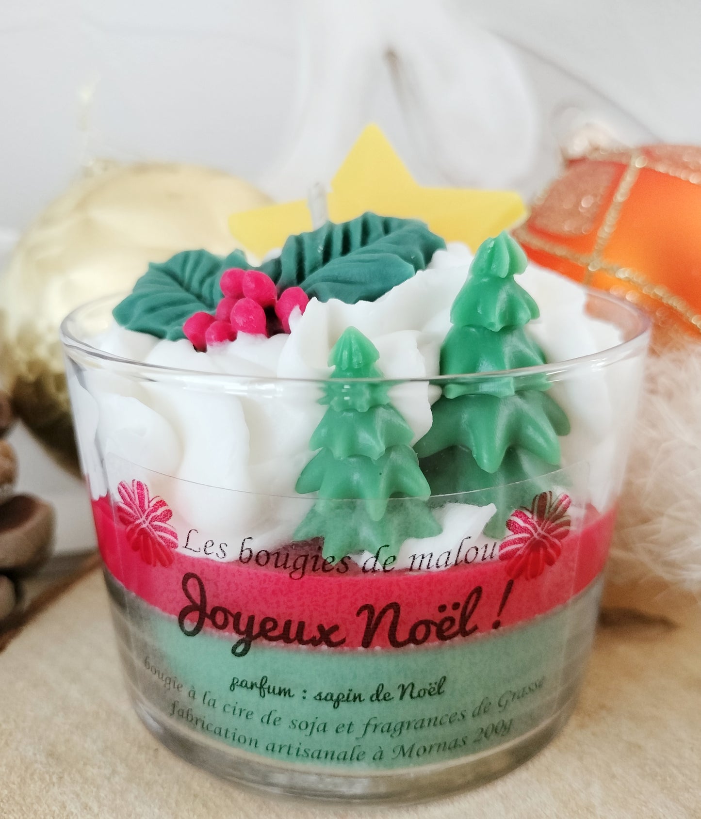 Bougie sapin