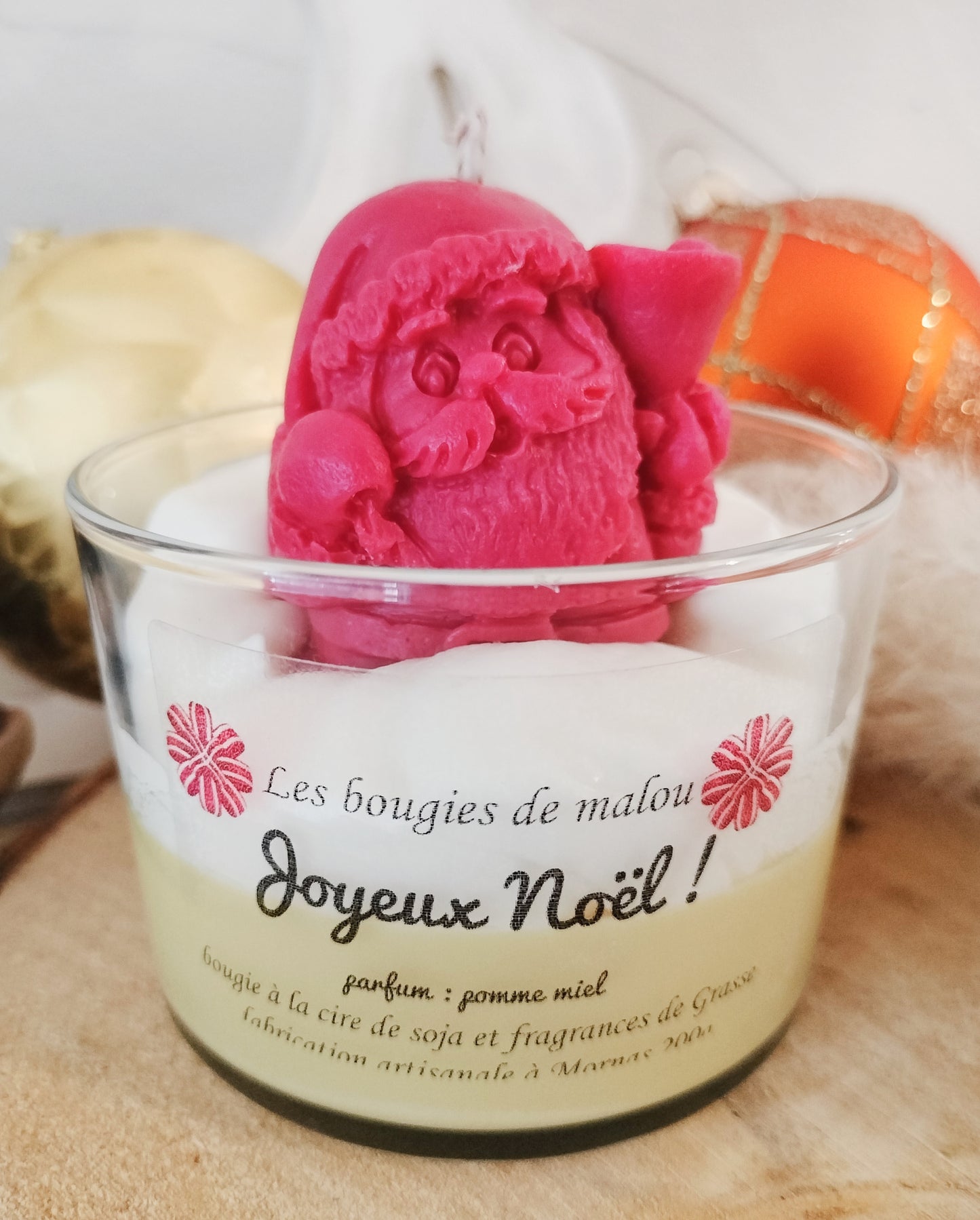 Bougie Père Noël