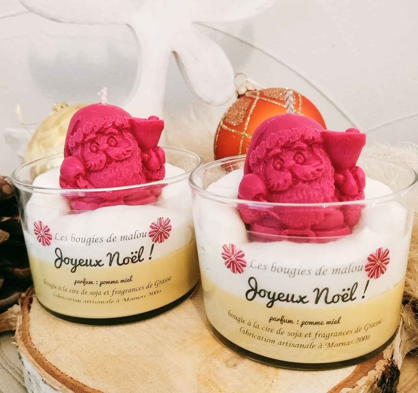 Bougie Père Noël