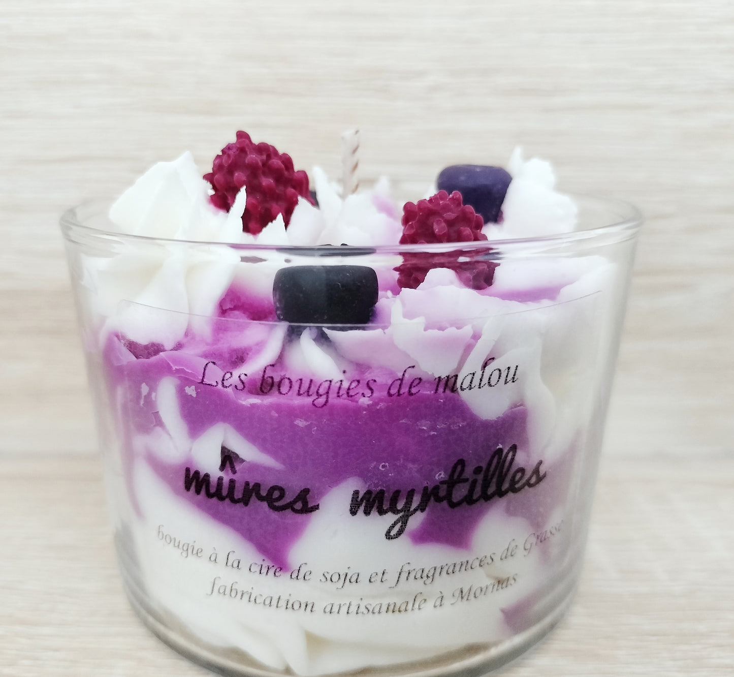 Bougie mûres myrtilles