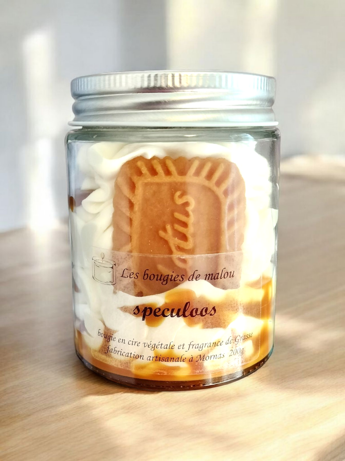 bougie artisanale creative speculoos