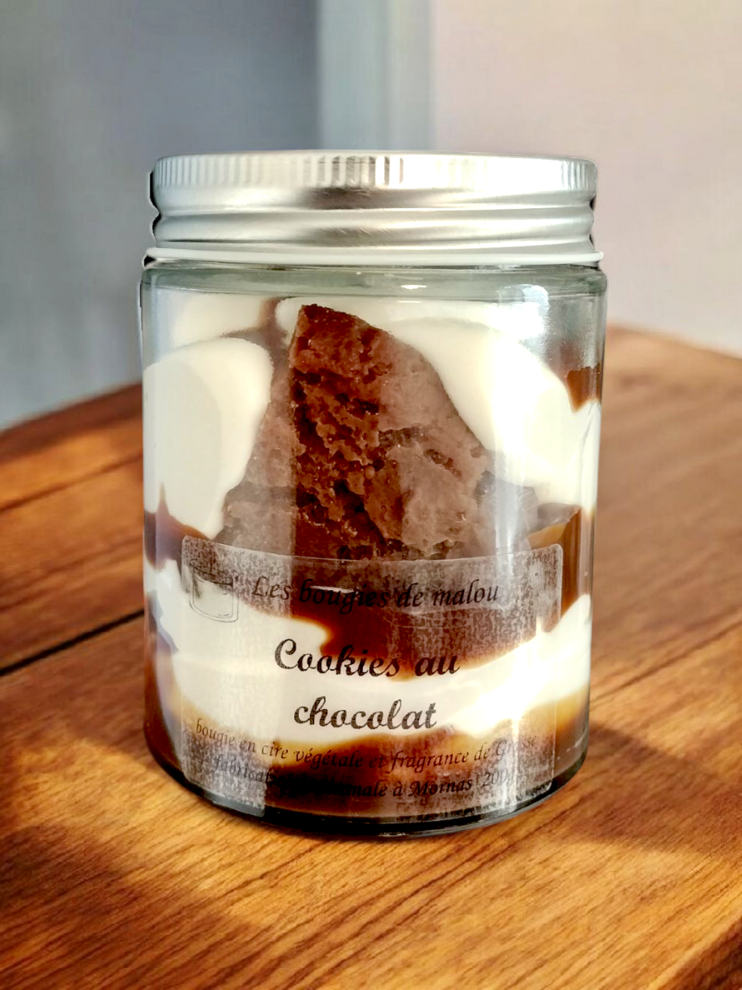 bougie gourmande aux cookies