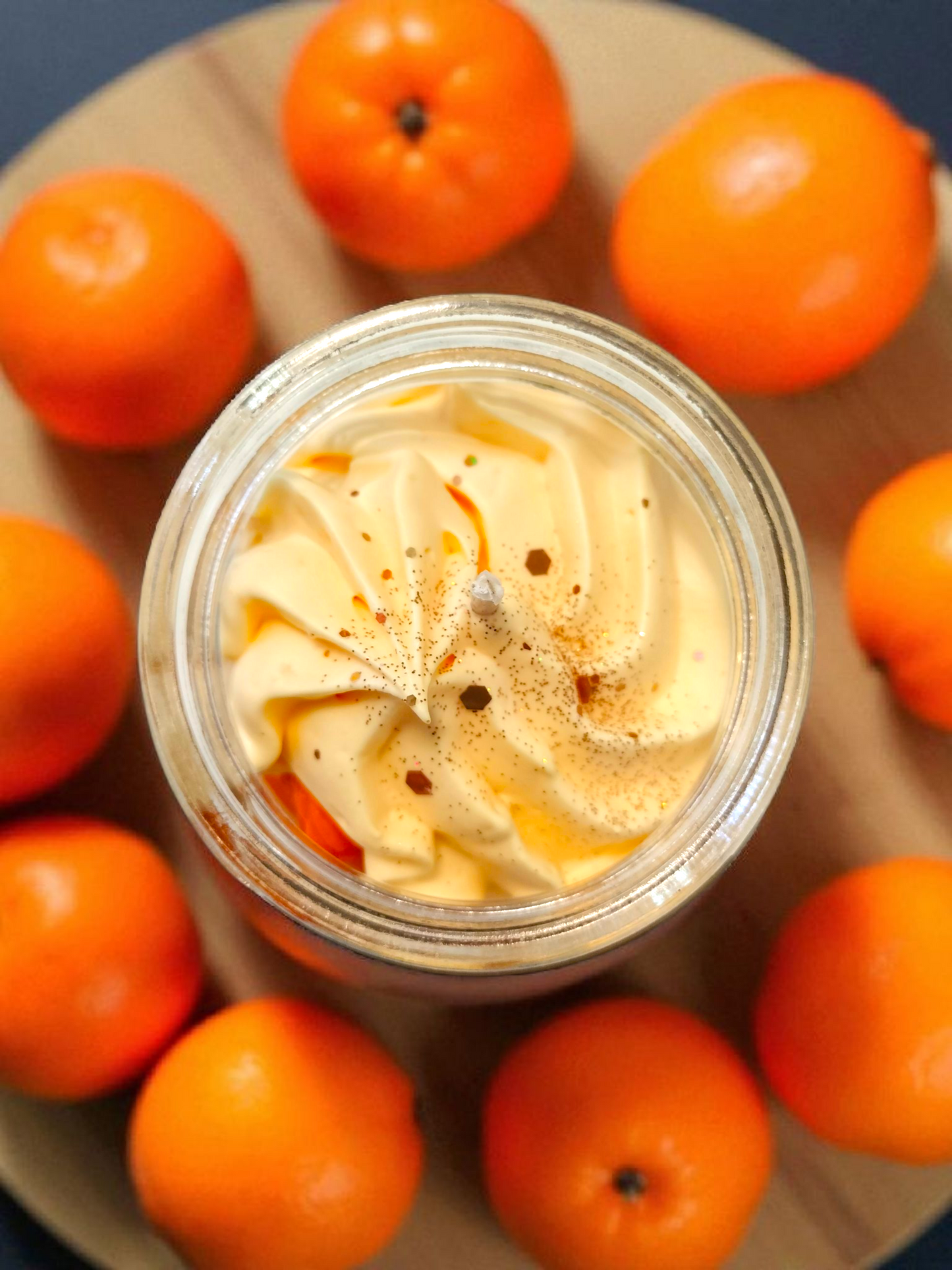 Bougie Artisanale et Végétale - Parfum Mandarine 🍊
