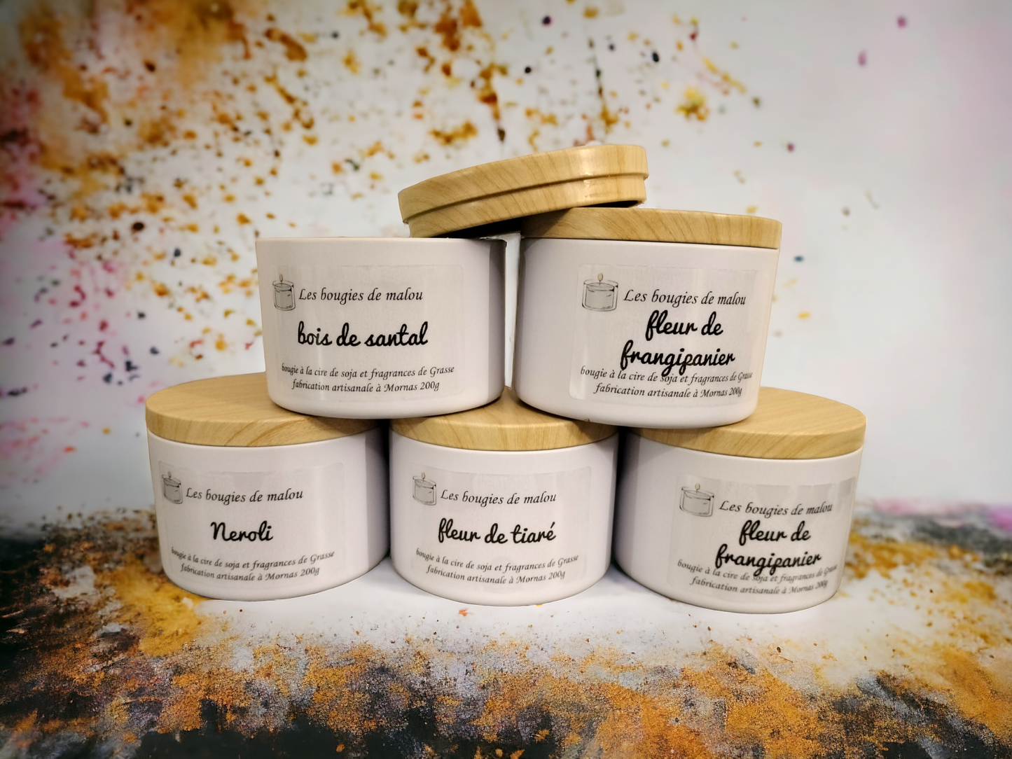 Large vegetable candle 200g