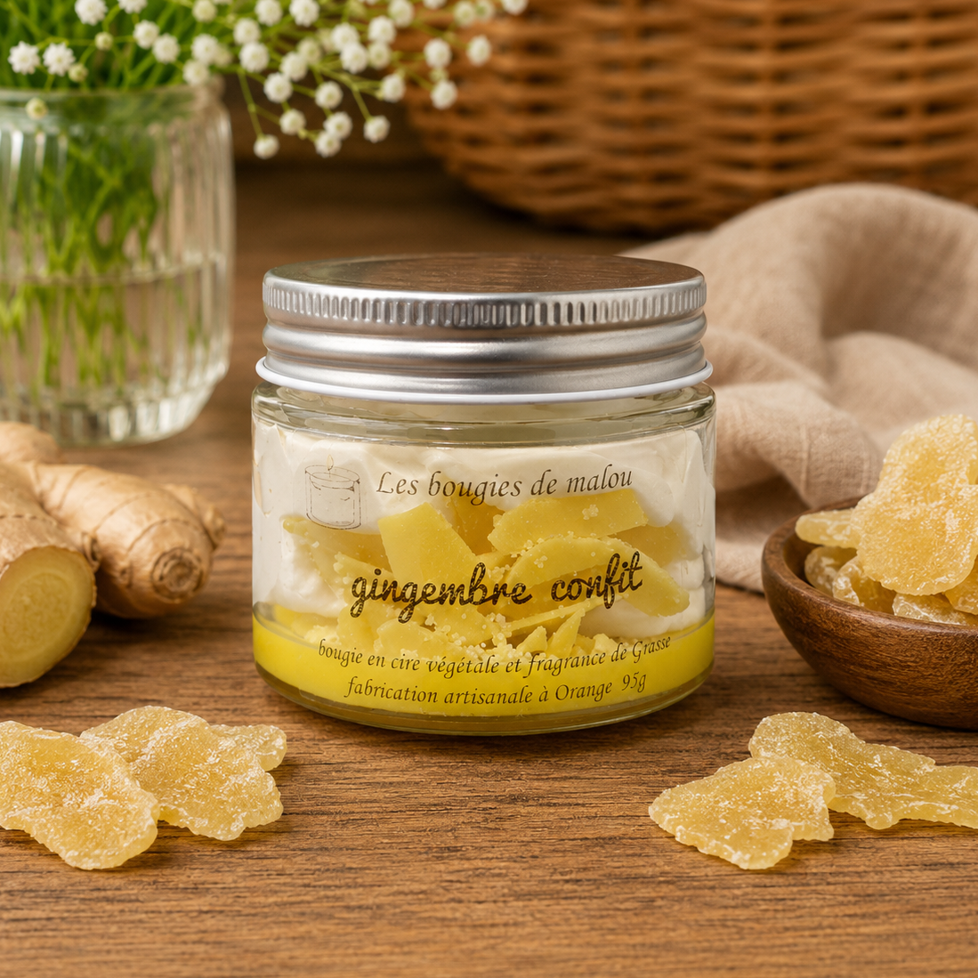 candied ginger candle