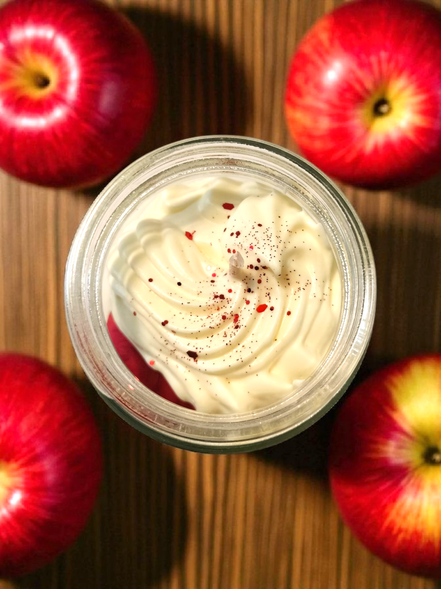Bougie Artisanale et Végétale - Parfum pomme 🍎