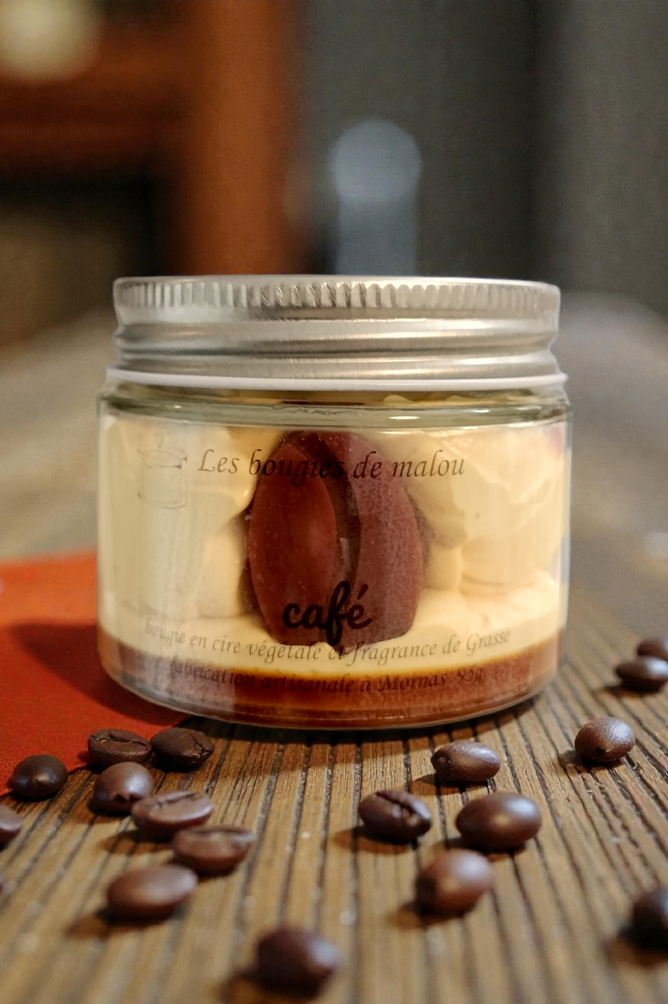 Bougie Artisanale et Créative - Parfum café ☕