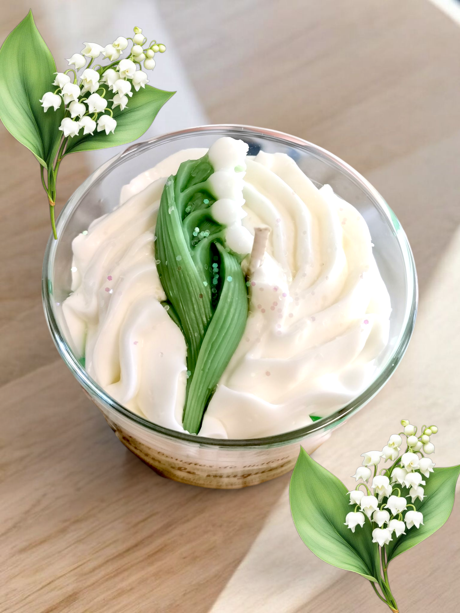 Bougie Artisanale parfum muguet