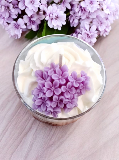 Bougie Artisanale parfum lilas