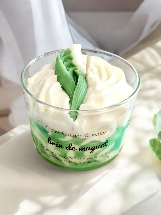 Bougie Artisanale parfum muguet