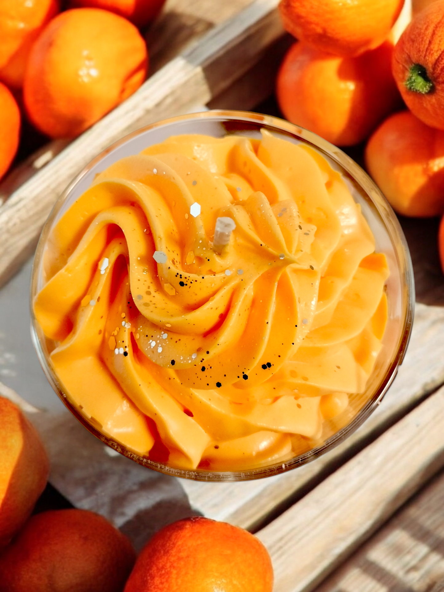 Bougie artisanale et creative parfum de grasse mandarine