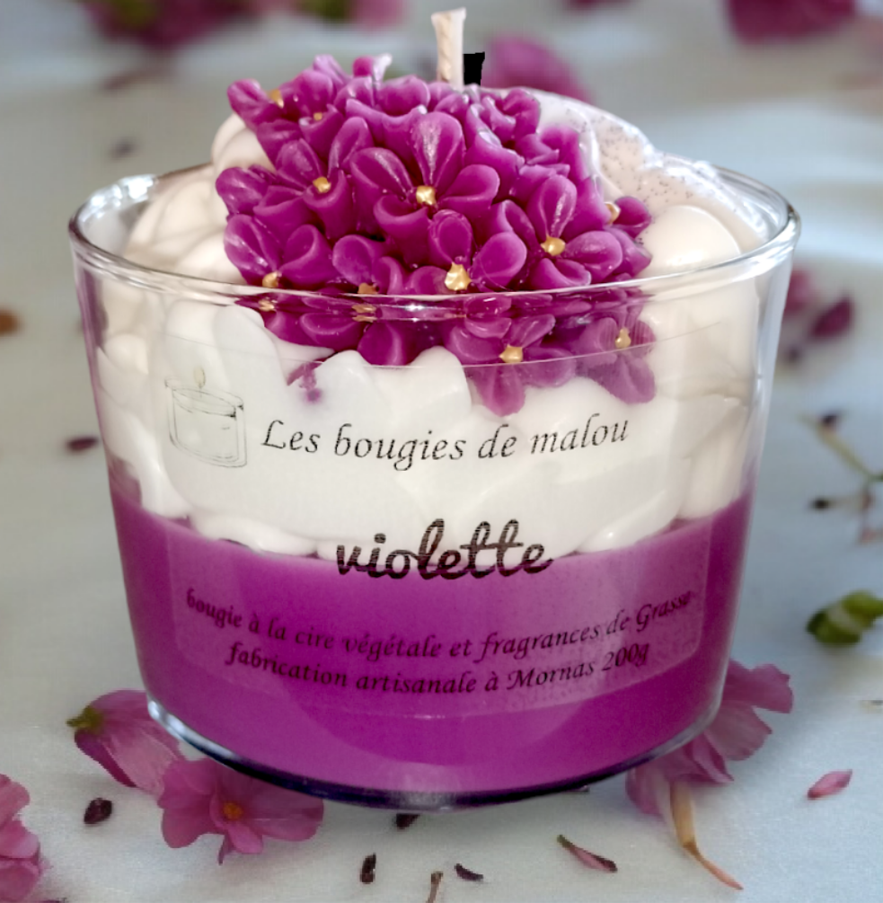 Bougie violette