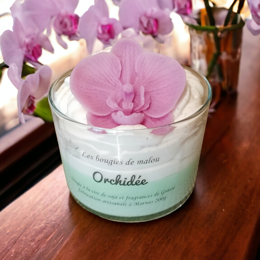 Orchid candle