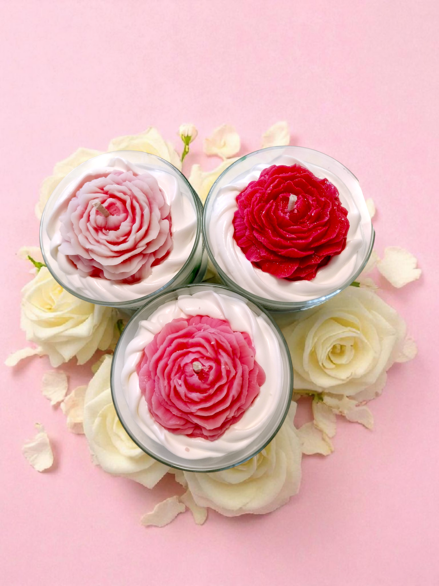 Alte rosa Kerze