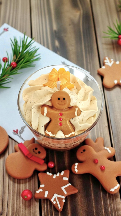 Bougie noël pain d'épices