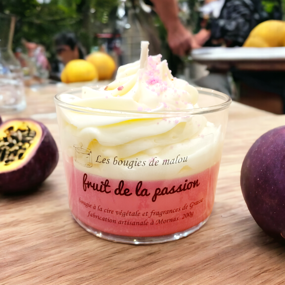 Passion fruit candle