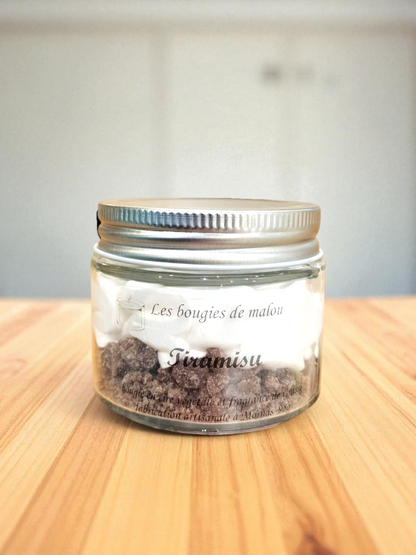 Bougie Artisanale et Végétale - Parfum tiramisu 🍫☕