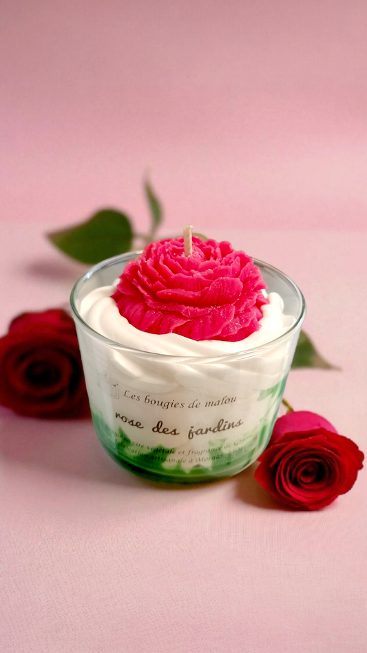 Alte rosa Kerze