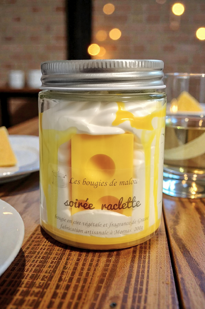 Bougie Artisanale "soirée raclette"