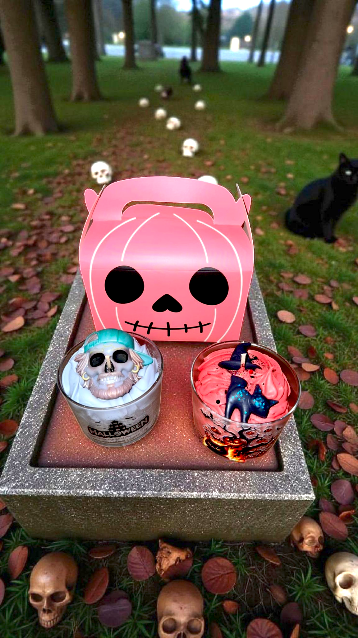 Coffret Halloween (rose)