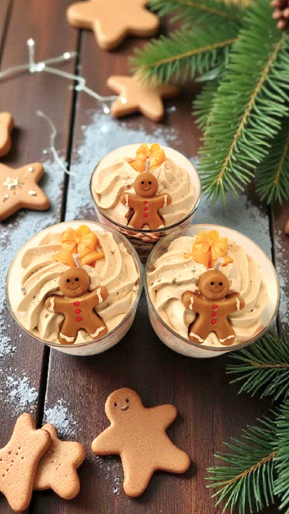 Bougie noël pain d'épices