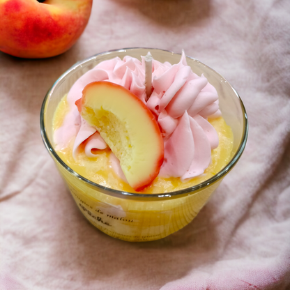 Peach candle