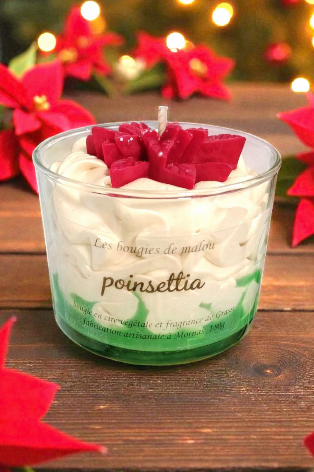 Weihnachtssternkerze „Ein Stern im Winter“