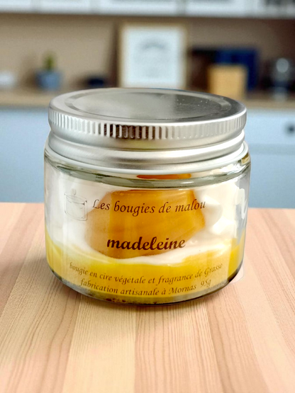 Handgemachte Gourmet-Kerze – Madeleine-Duft 🧁✨