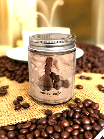 Bougie Artisanale et Créative - Parfum café ☕