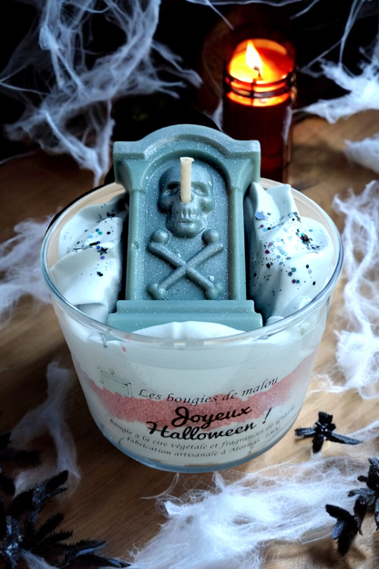 Halloween coffin candle