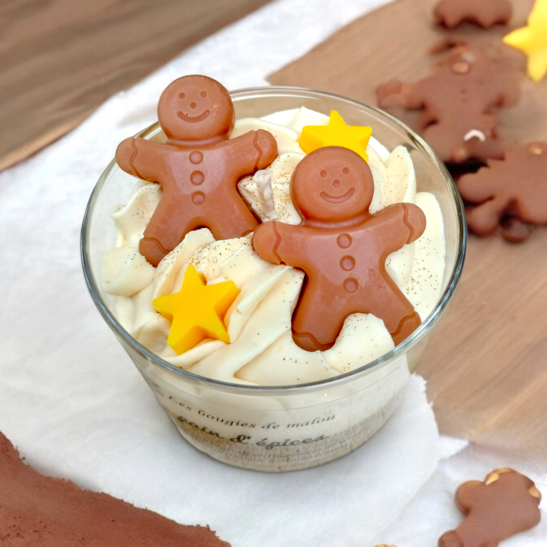 Gingerbread Man Candle