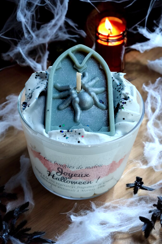 Bougie cercueil halloween