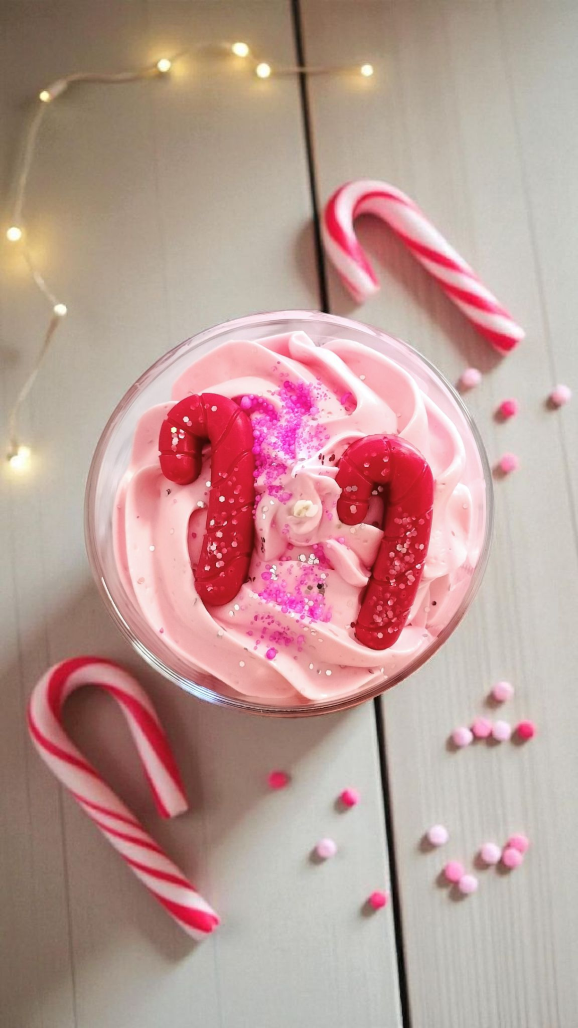 Bougie Noël sucre d'orge