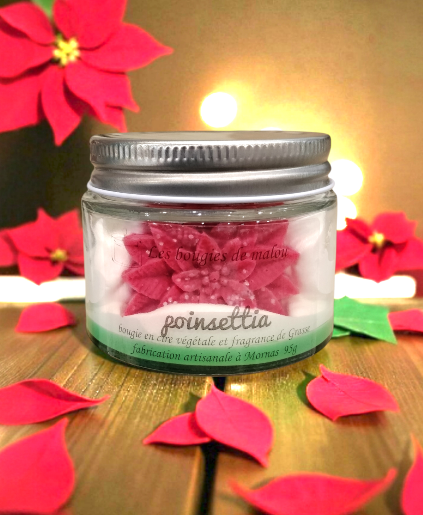 Weihnachtssternkerze „Ein Stern im Winter“