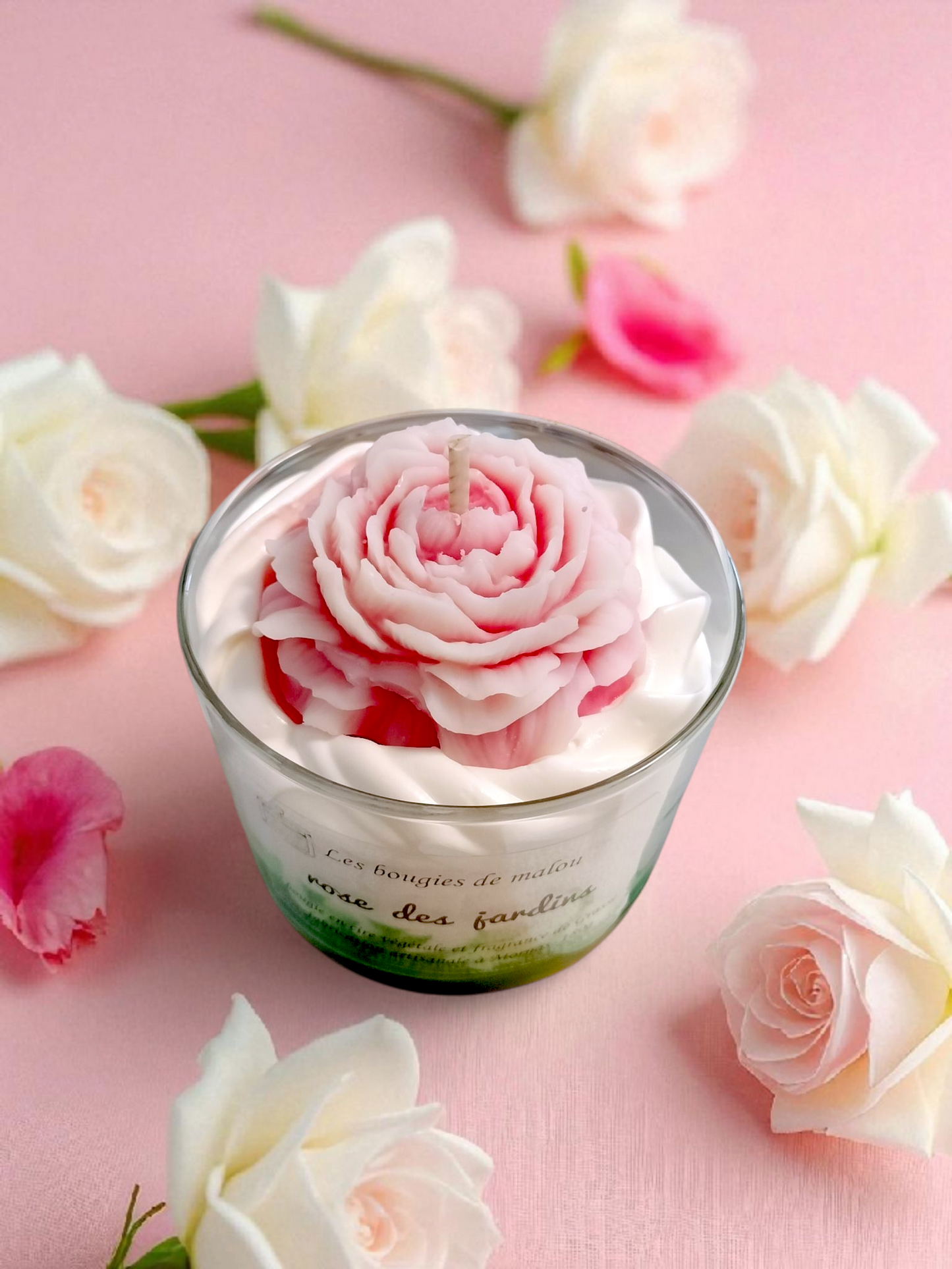 Alte rosa Kerze