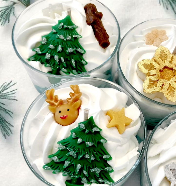 Bougie artisanale Sapin de Noël