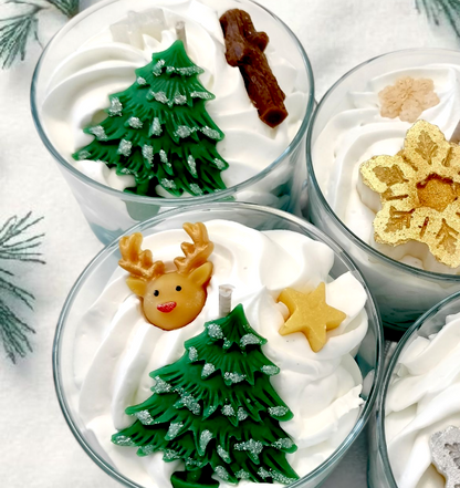 Bougie artisanale Sapin de Noël